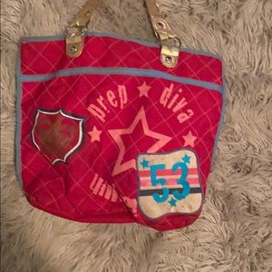 Prep diva shoulder bag